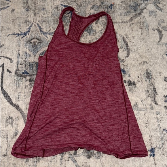 Maroon Racerback Tank Top - Picture 2 of 2